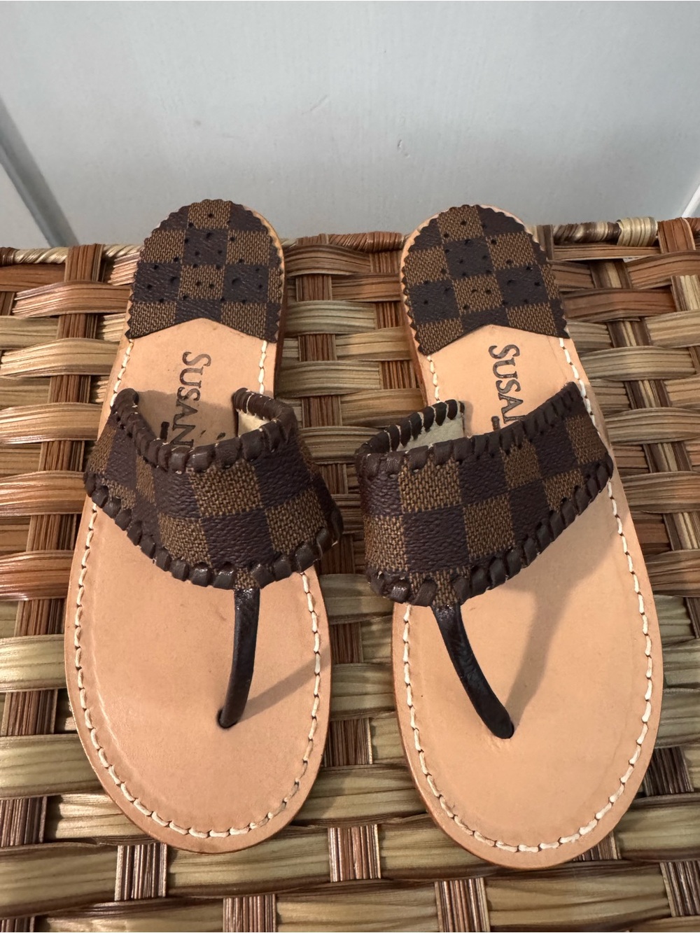 Susan&Sara Upcycled Designer Sandals Size 5